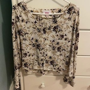 Long Sleeve Floral Shirt